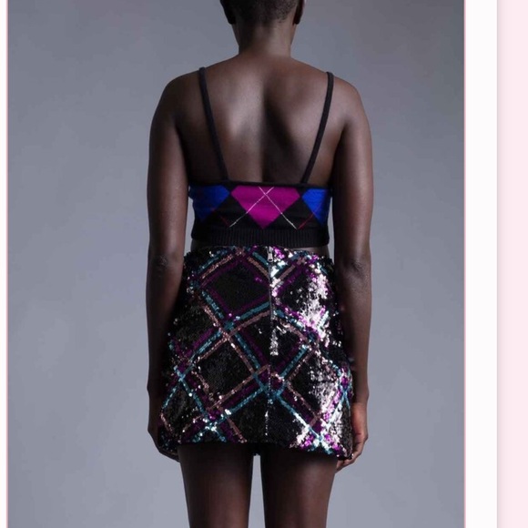 NWT Revolve
Le Superbe- Argyle Hotel Skirt- Royal Multi Sequin 2 - Picture 4 of 9